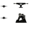 Fracture Wings V2 Skateboard Trucks - Black