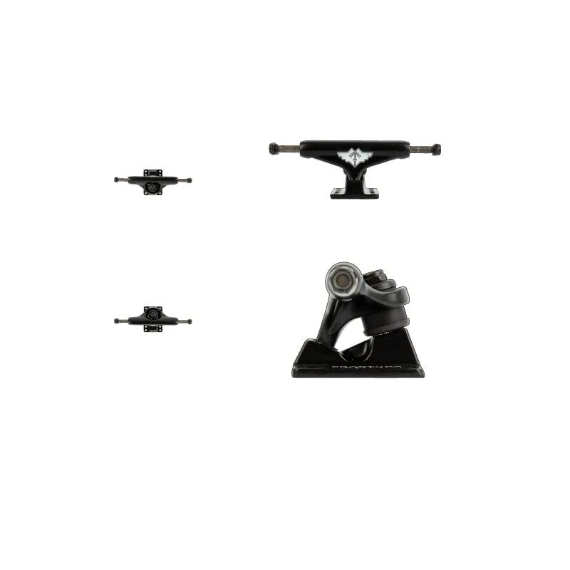 Fracture Wings V2 Skateboard Trucks - Black