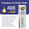 Denttach Gold Denture Adhesive, Petroleum Free Olive Oil Based Denture