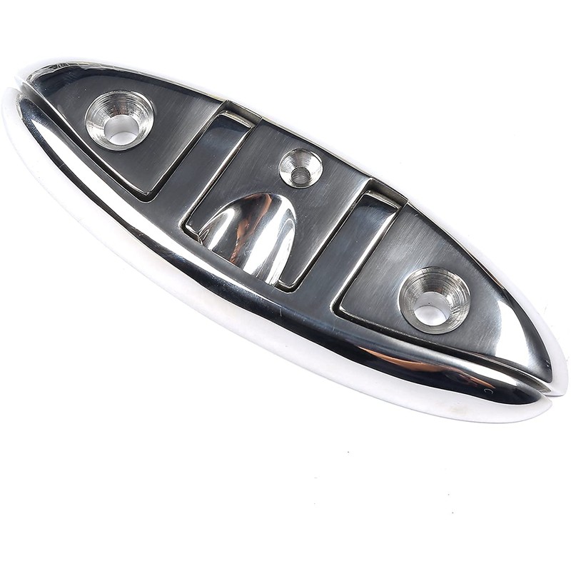 ISURE MARINE Boat Folding Cleat 6" Flip-up Heavy Dock Cleat