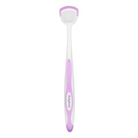 BodyAccel Cepillo de lengua de silicona para adultos, raspador de lengua suave para eliminar el mal aliento, limpiador de lengua suave para un aliento fresco e higiene bucal diaria.