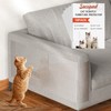Secopad 18 Pcs Large Cat Scratch Furniture Protector, Transparent Couch