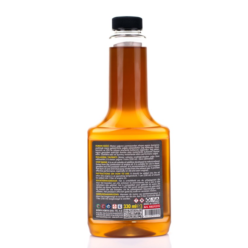 Borfh Stop Smoke 330ml | Engine Smoke Reducer & Conditioner