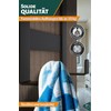 Menz Door Coat Rack for Hanging - Black Door Hooks