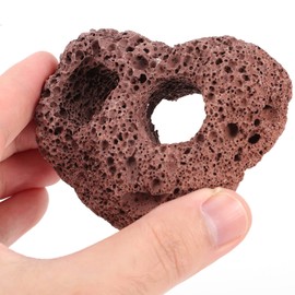 Yardwe Aquarium Rocks Volcanic Rocks 6Pcs Decorative Rocks Fish Tank Filter Aquarium Landscape Ornaments (Random Color)