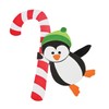 Candy Cane Penguin Foam Door Knob HGR Craft Kit -