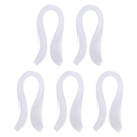 PATIKIL 600pcs Quilling Strips Paper 1/8"(3mm) 39cm Origami Paper Quilling Strip for Art DIY Hand Craft Christmas, White