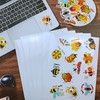 Printable Crystal Clear Stickers Paper 20 Sheets A4 Transparent Vinyl