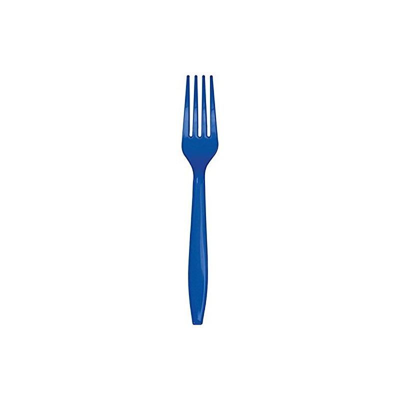 Creative Converting 010047 24 Count Touch of Color Plastic Forks,