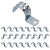 ISPINNER 25pcs 1 Inch Zinc Plated Steel EMT Pipe Straps