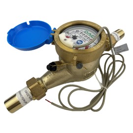 DAE MJ-75n NTEP NSF61 Lead Free Potable Water Meter, 3/4" NPT Couplings, Pulse Output, Gallon