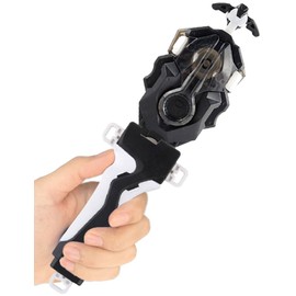 Bey Battling Burst Launcher and Grip, B-184 Left and Right Spin String Launcher Grip DB Layer System Compatible with All Bey Burst Series - Black
