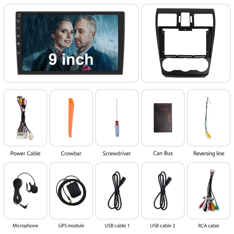 Junsun 2GB RAM 32GB ROM for Subaru Forester Car Radio