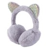 Fenical Cute Cat Ears Design Earmuffs Soft Ear Warmers Winter