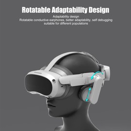 Ear Muffs for PICO 4, PICO 4 Pro, VR Headset to Enhanced Headset Sound, for PICO 4 Accessories Headphone Extension Cover, Lightweight