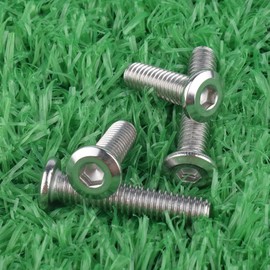 KOSJETHAS 1/4-20 x 2 Flat Head Socket Head Screw Furniture Bolts Countersunk Connector Screws, Stainless Steel 18-8 (304) Silver, Fully Threaded, 20 PCS