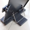 Black Metal Desk Document Holder Adjustable Positions with Reading Line