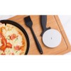 Stainless Steel Pizza Cutter Non-Stick Wheel Roller Slicer Suitable for