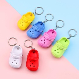 ColorFUL BLING - Llavero con dije para mujer, bonito estilo zapato, llavero para niñas y niños, regalo creativo de cumpleaños