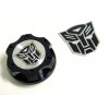 SESHOP BLACK AUTOBOT BILLET RACING ENGINE OIL CAP FOR GM