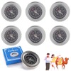 6 Pieces Orienteering Compass, BOSOIRSOU Hiking Backpack Compass, Scout Compass,