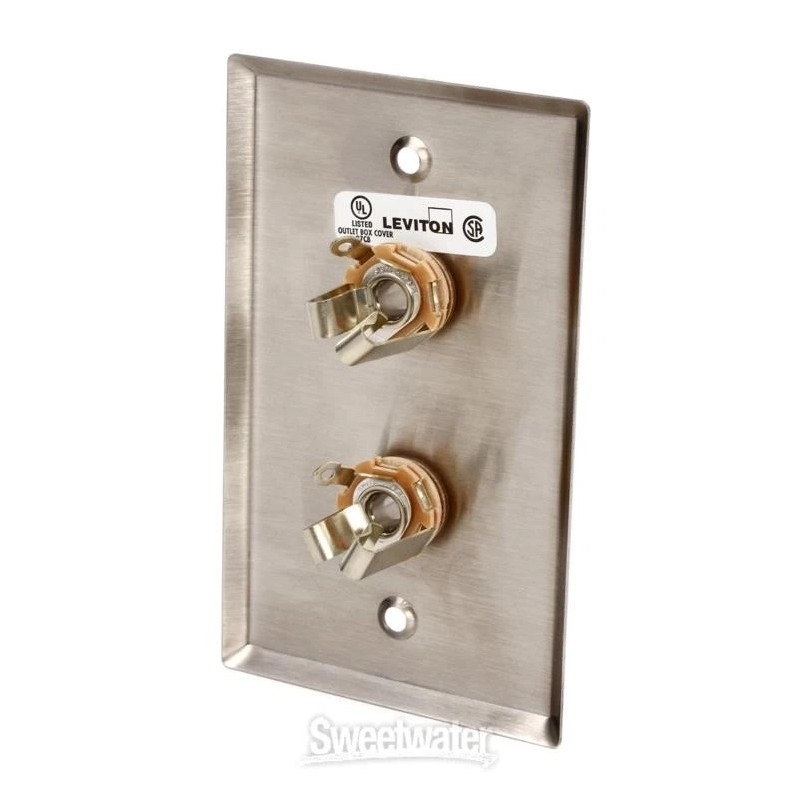 Pro Co WP1018 Single Gang (2) TRSF Non-latching Wall Plate