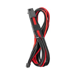 CableMod Universal Pro ModMesh Sleeved 12V-2x6 12VHPWR StealthSense Direct PCIe Cable (Black + Red, 16-pin to 16-pin, 60cm)