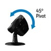 10" Black Turbo Force Power Oscillating Table Fan, 35ft Air