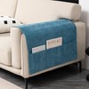 CEYISZHU Thick Chenille Armrest Covers Set of 2 for Armchair