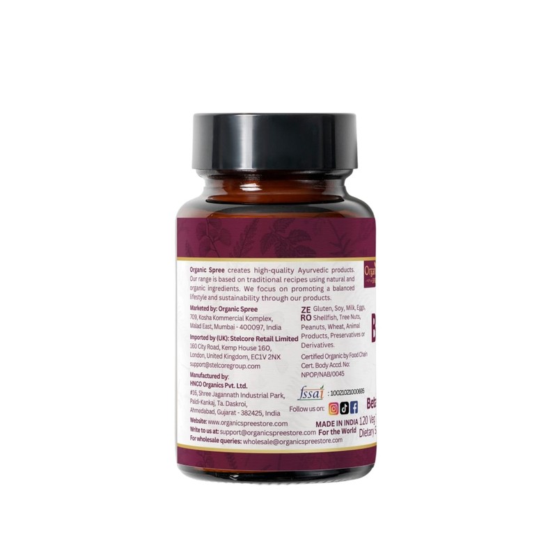 ORGANIC SPREE Beetroot 120 Tablets | Beta Vulgaris (Beetroot) |