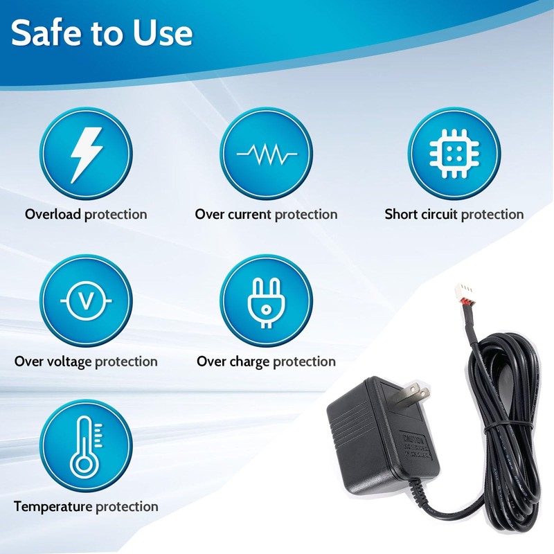 UPMMUD Water Softener Clack Power Cord with 15V DC Transformer