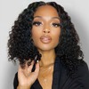 Gaishi Deep Wave Lace Front Wigs Human Hair Curly Lace