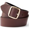 Lands' End Women's Reversible Belt Black/dark Brown