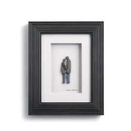Sharon Nowlan Plus One Framed Picture, Wood, Multi-Colour, 2 x 20 x 25 cm