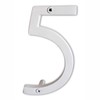 NACH hh-sdw6-wht-5 House Address Number Floating Shadow, Glossy White #5