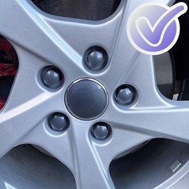 17mm round Wheel Nut Rim bolt caps cap Cover covers,20pcs 17mm Nut Car Wheel Auto Hub Screw Protection Anti-theft Cover Cap(Black)