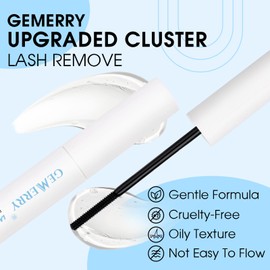 GEMERRY Lash Remover for Lash Extensions 5ml Lash Extension Remover for Lash Clusters Eyelash Extension Remover Gentle Formula Mascara Wand Lash Glue Remover