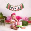 Watermelon High Chair Banner - Summer 1st Birthday Party Decorations,
