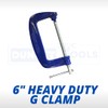 Dunnet Tools Heavy Duty G-Clamp Professional Woodworking Clamps for Woodwork,