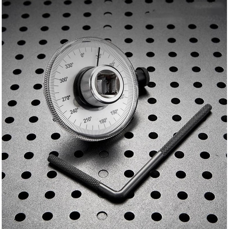 1/2 Inch Torque Wrench Angle Gauge Tool, 360° Adjustable 1/2"
