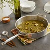 Goldilocks Kitchenware Tri-Ply Stainless Steel 3.5-Quart Sauté Pan