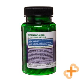 SWANSON Supplement Chrompicolinat Für Blutzucker Unterstützung 100 Kapseln