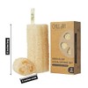 Juego Esponjas Lufa Green Glow 100 Origen Vegetal Colorantes Biodegradables