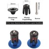 1 Pair Aluminum Bike Handlebar End Plugs, Expanding Locking Bar