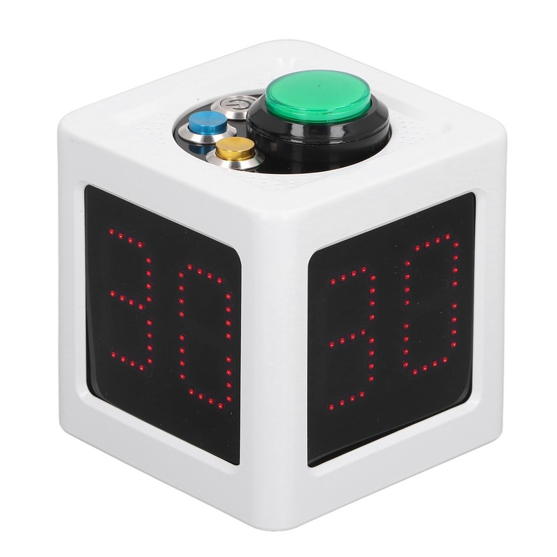 Poker Shot Clock Seconds Countdown Rechargeable 1.4in 4 Sides Cube