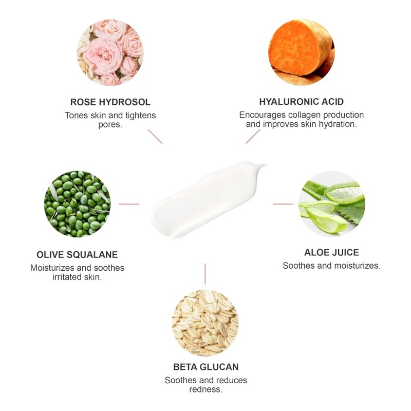 100% Pure Agua De Rosas Hidratante De Leche Hidratante Facia