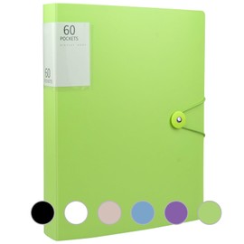 A4 Display Folders with 60 Pockets, Display Book Folders for Paperwork A4 with Plastic Sleeves, A4 Presentation Project Folders for Individuals, School, Offices