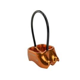 Fusion Climb Neo Sat Aluminum Tube Belay Device, Professional 25KN Rappel ATC Belay Device Aluminum V-grooved Rock Climbing Belay Device Rappelling Descender Safety Equipment