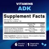 Vitamatic ADK Vitamin Supplement, 180 Veg Capsules, High Potency Vitamins