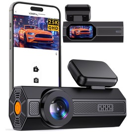 2.5K Car Dash Cam, VEEMENT Dash Camera for Cars, 1440P Car Dash Camera with APP, WiFi Dash Cams with WDR Night Vision, 24/7 Parking Monitor Dashcam, 160°Wide, G-Sensor, Mini Dash Cam